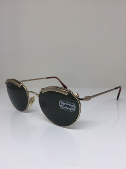 Vintage Byblos B 603-S Gold Sunglasses - Super Vision Optical
