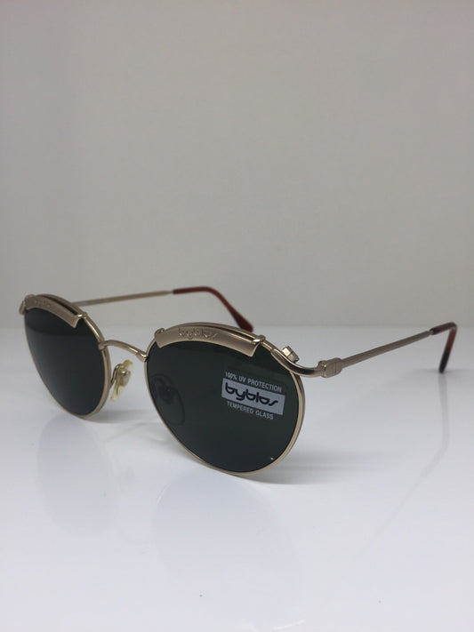 Vintage Byblos B 603-S Gold Sunglasses - Super Vision Optical
