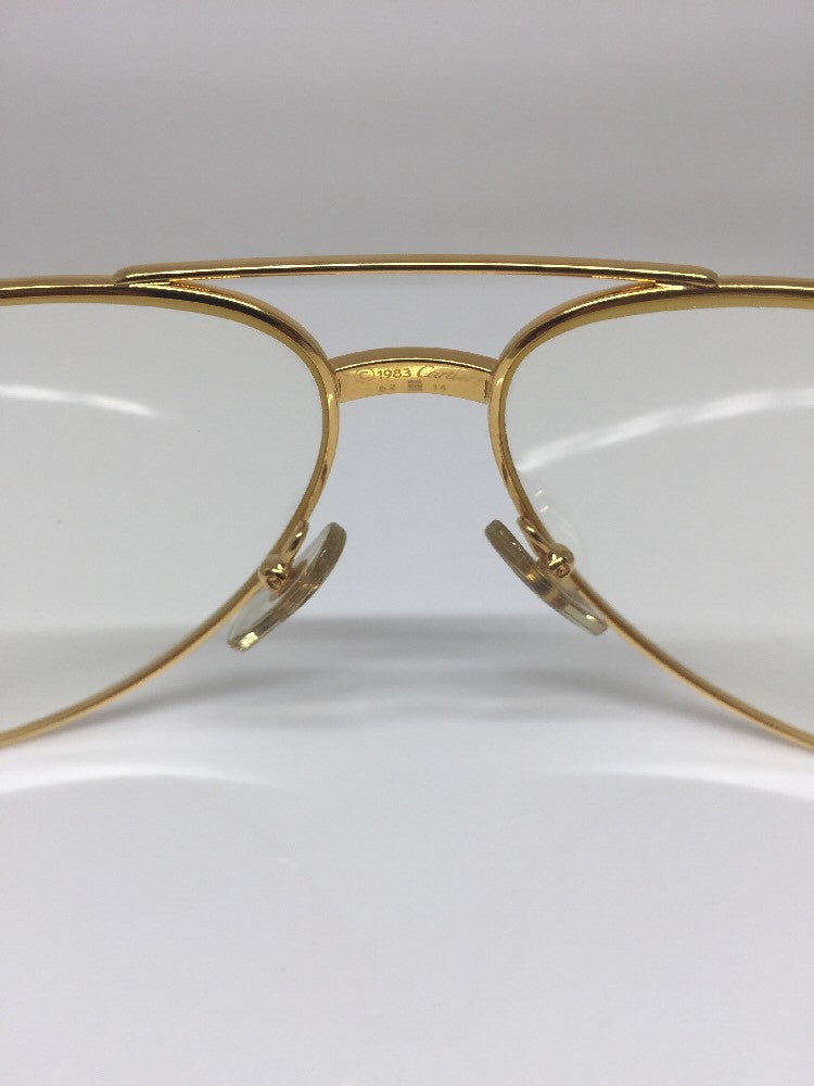 Vintage Cartier Cartier Vendome Laque Bordeaux Gold Sunglasses - Super Vision Optical