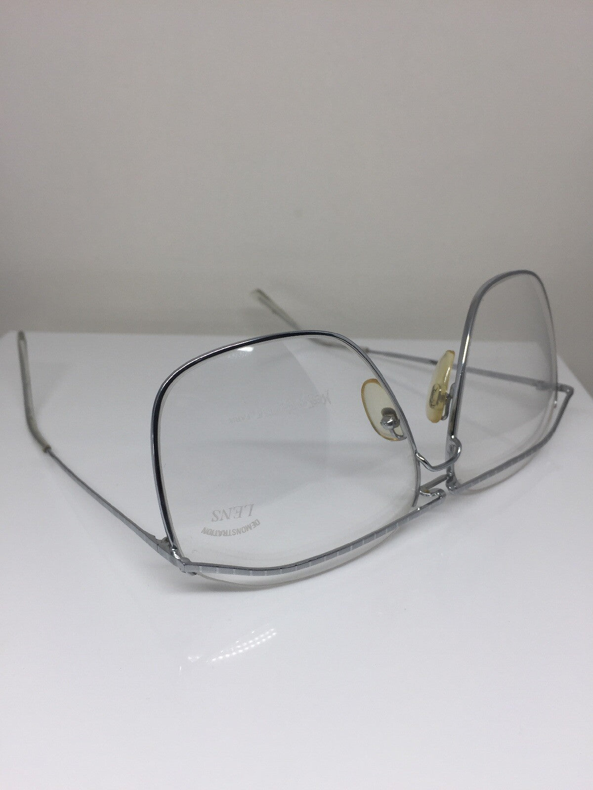 Vintage Saint Laurent YSL 383 Silver Sunglasses - Super Vision Optical