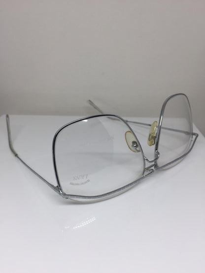 Vintage Saint Laurent YSL 383 Silver Sunglasses - Super Vision Optical