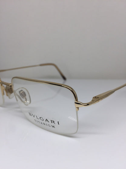 Vintage Bvlgari BVL 144-T Gold Eyeglasses - Super Vision Optical