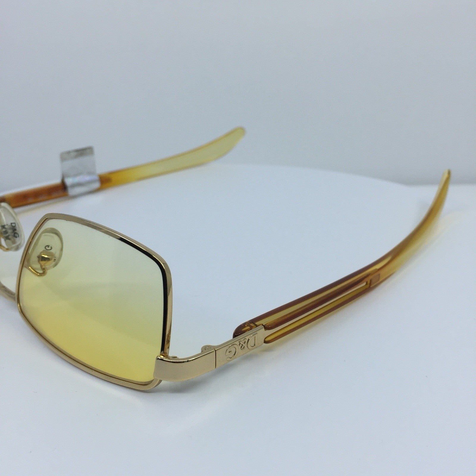 Vintage Dolce & Gabbana DG 2050 Gold Sunglasses - Super Vision Optical