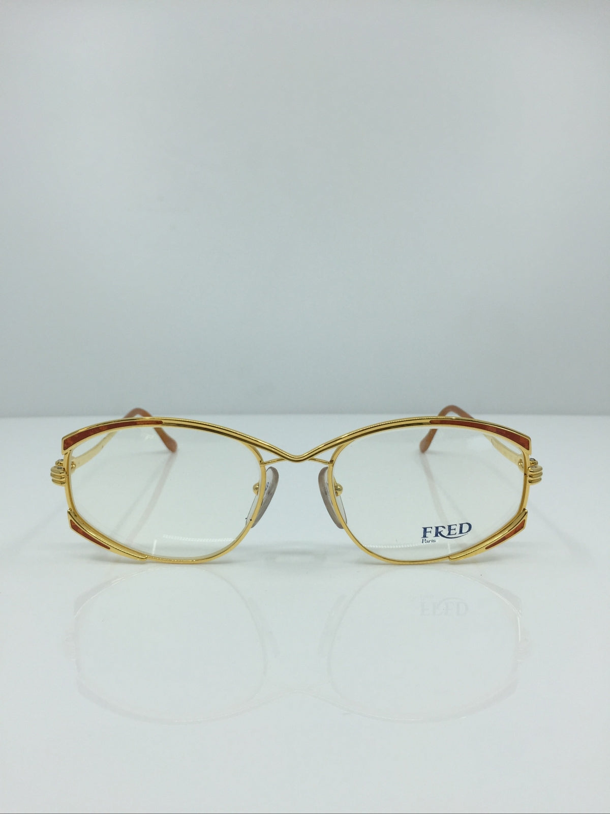 Vintage FRED Lunettes Paris Joyau Gold Eyeglasses - Super Vision Optical