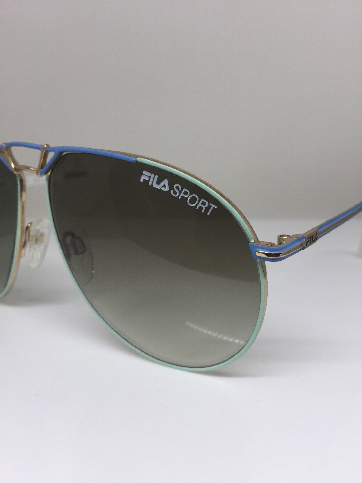 Vintage Fila Sport FILA 8802 Blue Sunglasses - Super Vision Optical