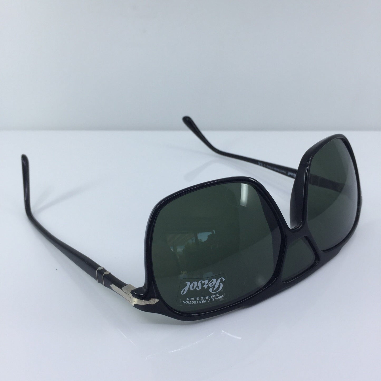 Vintage Persol PE 3223-S Black Sunglasses - Super Vision Optical