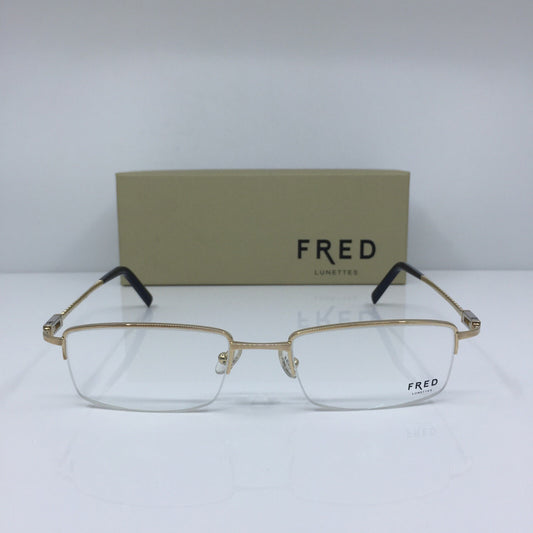 Vintage Fred Lunettes Samoa N2 Opitque Gold Eyeglasses - Super Vision Optical