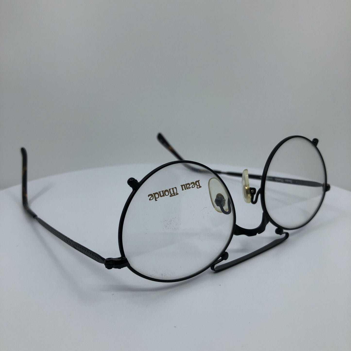 Vintage Beau Monde Collection Knightsbridge Black Eyeglasses - Super Vision Optical