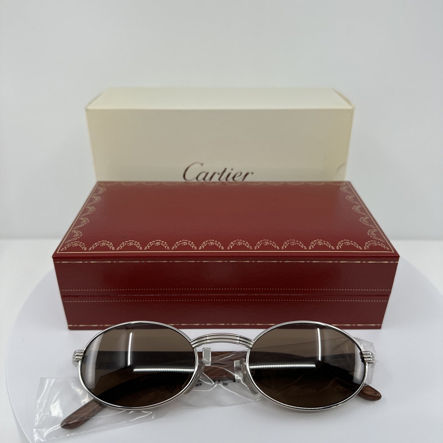Vintage Cartier Cartier Sully Silver Sunglasses - Super Vision Optical