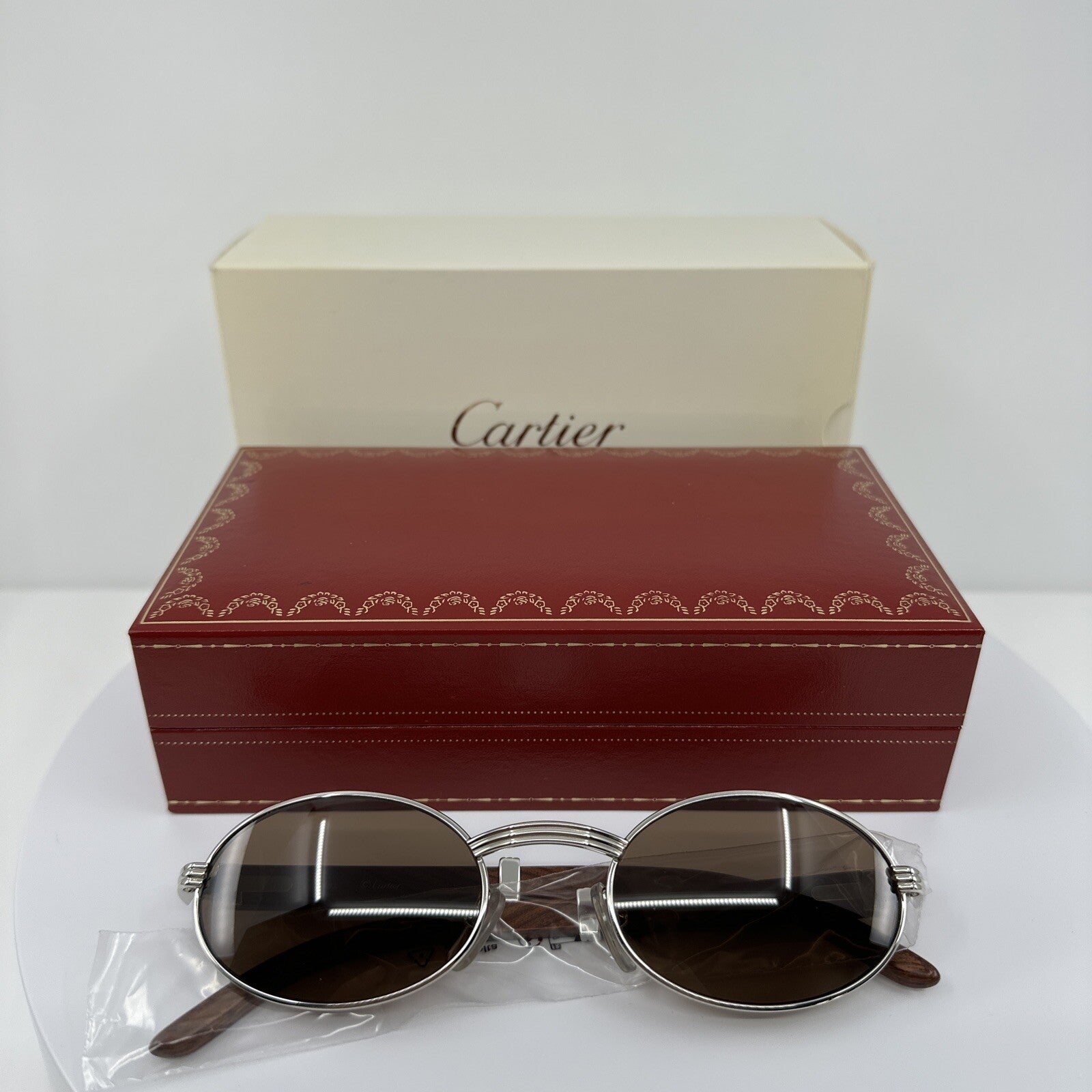 Vintage Cartier Cartier Sully Silver Sunglasses - Super Vision Optical