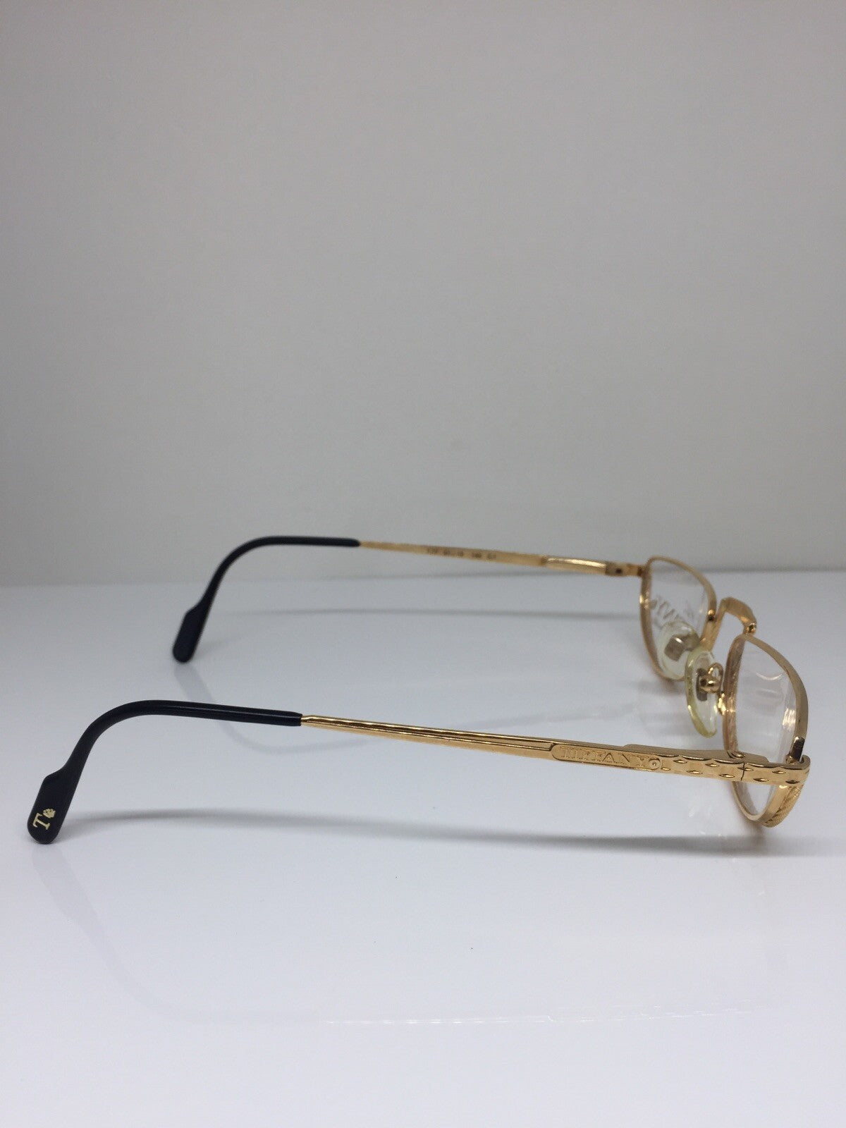 Vintage Tiffany Lunettes Tiffany Lunettes T77 Gold Sunglasses - Super Vision Optical