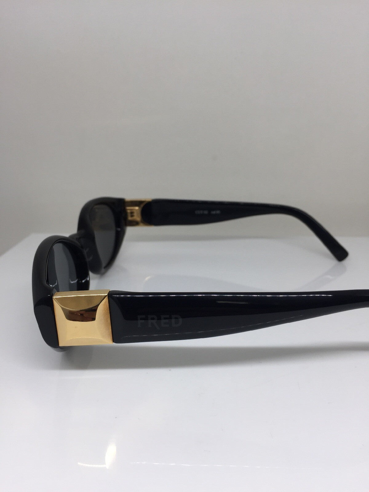 Vintage Fred Lunettes Fred CUT S2 Black Sunglasses - Super Vision Optical