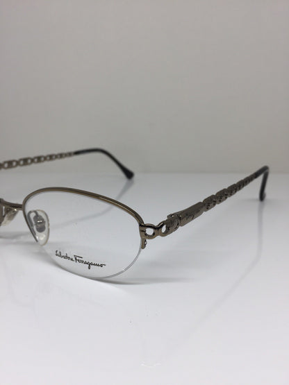 Vintage Salvatore Ferragamo SF 1534 Brown Eyeglasses - Super Vision Optical