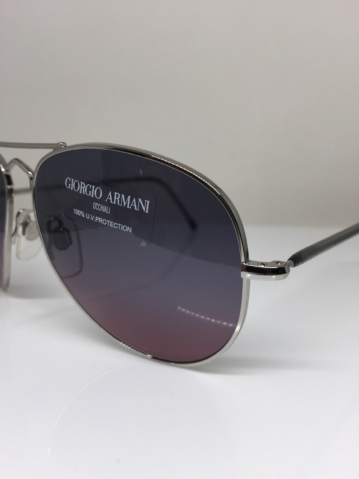Vintage Giorgio Armani GA 615 S Silver Sunglasses - Super Vision Optical