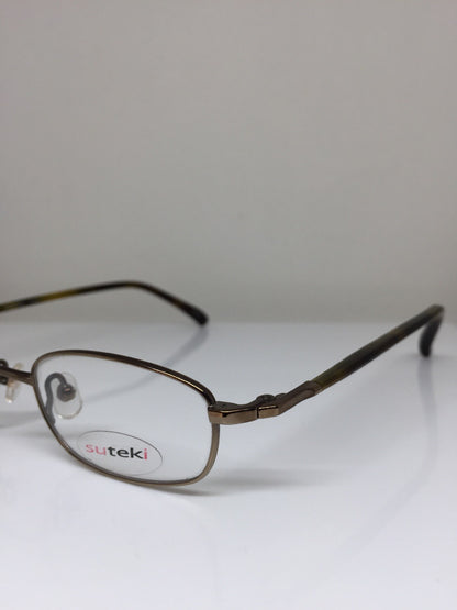 Vintage Suteki Masunaga MASUNAGA 3433 Brown Eyeglasses - Super Vision Optical