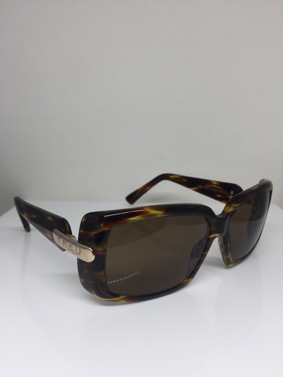 Vintage Fred Lunettes Marie Galante C3 Brown Sunglasses - Super Vision Optical