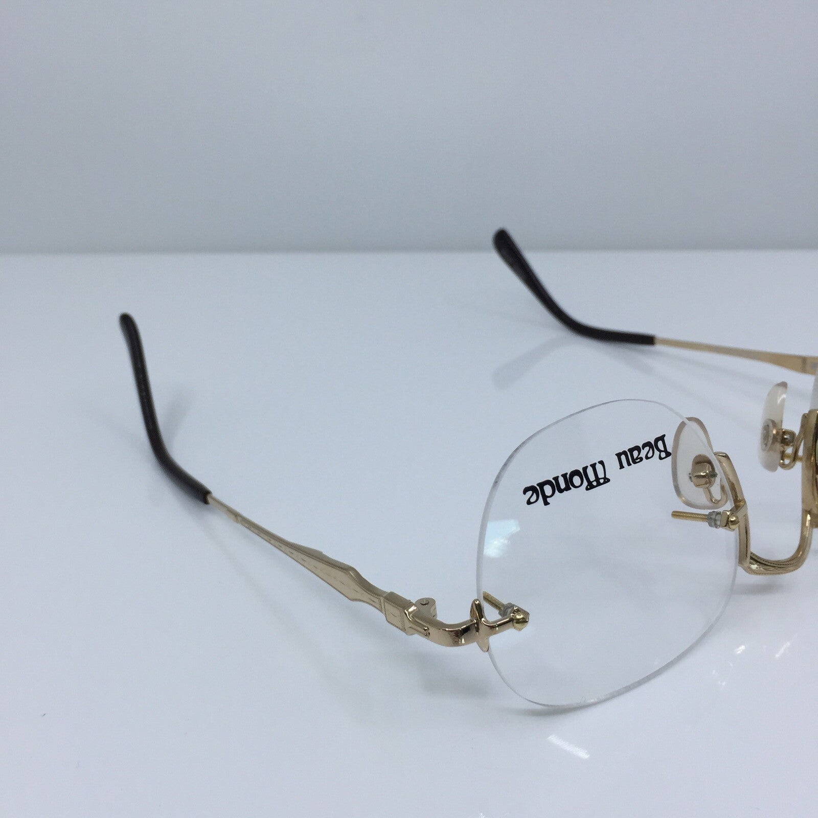 Vintage Beau Monde Collection Westbury Gold Eyeglasses - Super Vision Optical