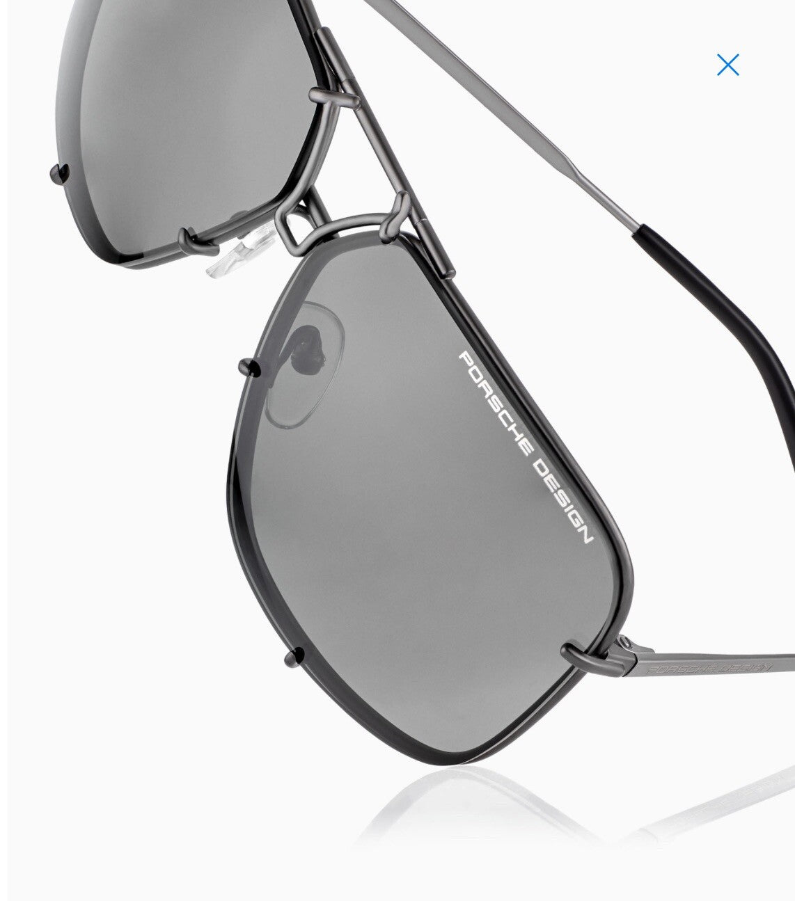 Vintage Porsche Design Porsche Design P 8928 Turbo Grey Sunglasses - Super Vision Optical