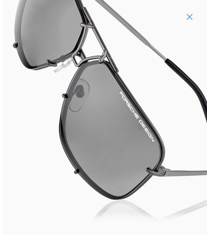 Vintage Porsche Design Porsche Design P 8928 Turbo Grey Sunglasses - Super Vision Optical