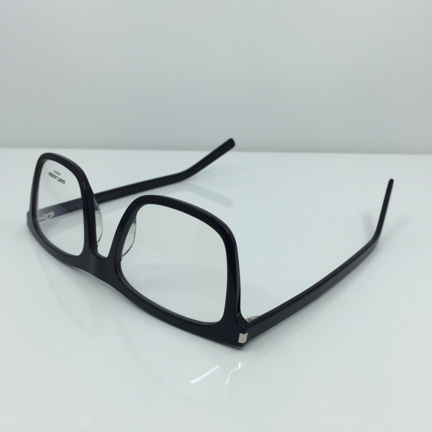 Vintage Yves Saint Laurent Saint Laurent SL 547 SLIM OPT Black Eyeglasses - Super Vision Optical
