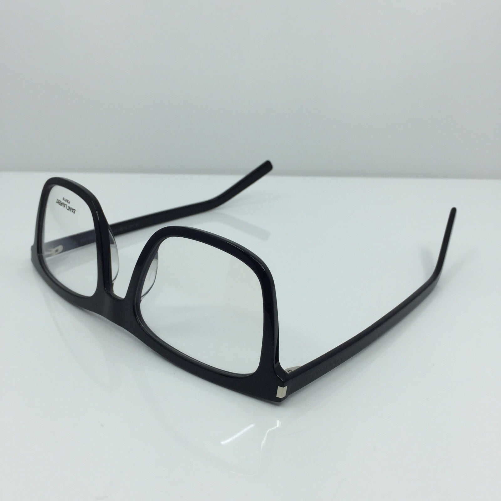 Vintage Yves Saint Laurent Saint Laurent SL 547 SLIM OPT Black Eyeglasses - Super Vision Optical