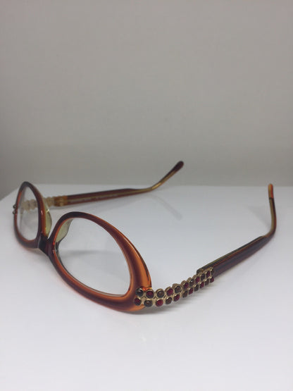 Vintage Daniel Swarovski S143/20 6052 Gold Eyeglasses - Super Vision Optical
