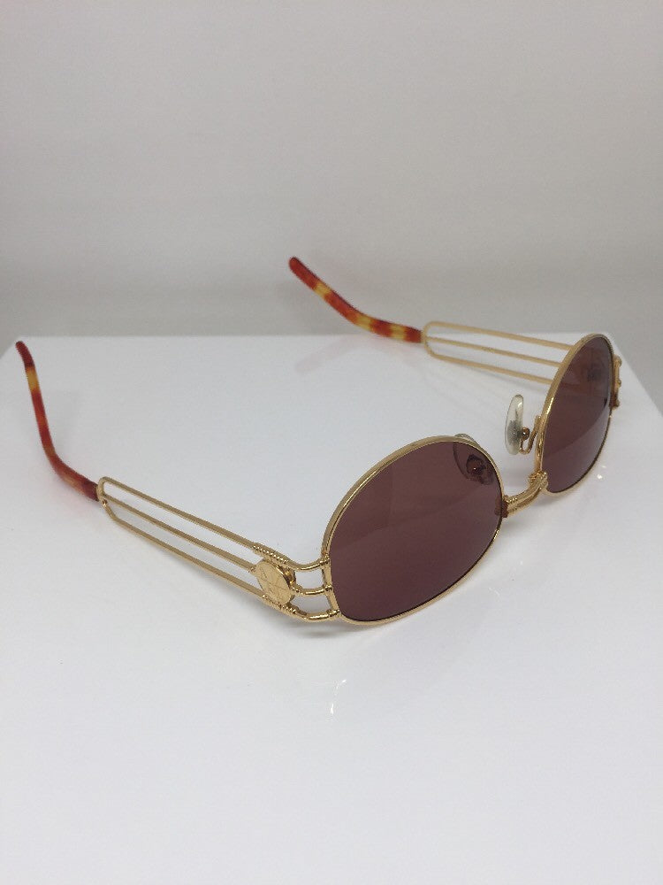 Vintage Jean Paul Gaultier JPG 58-5108 Gold Sunglasses - Super Vision Optical