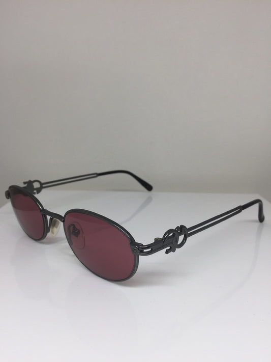 Vintage Jean Paul Gaultier JPG 57-5101 Gunmetal Sunglasses - Super Vision Optical