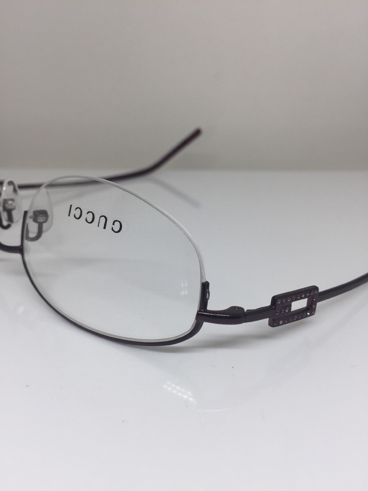 Vintage Gucci GG 2709 Strass Purple Eyeglasses - Super Vision Optical
