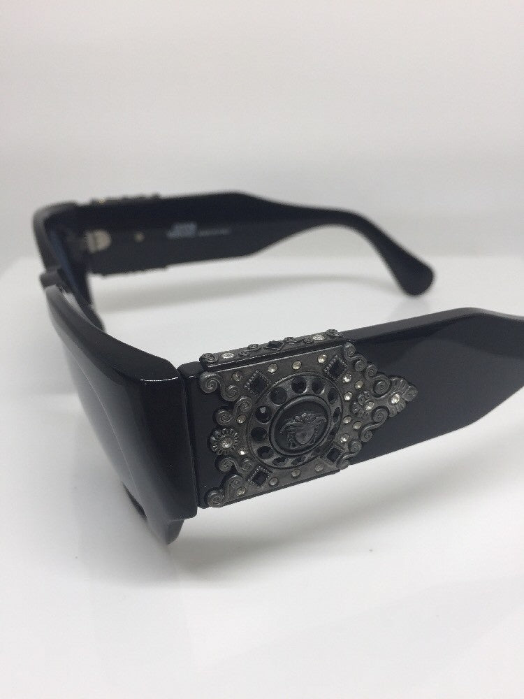 Vintage Versace 413/H Black Sunglasses - Super Vision Optical