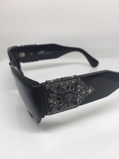Vintage Versace 413/H Black Sunglasses - Super Vision Optical