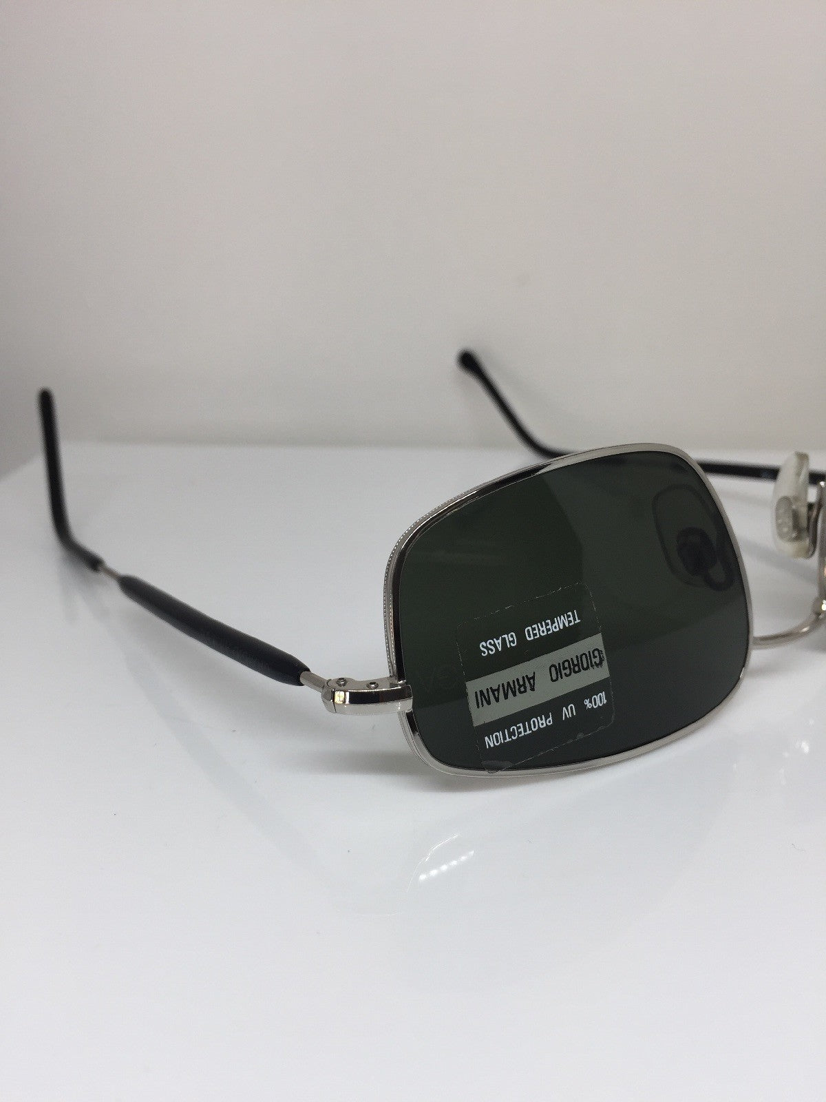 Vintage Giorgio Armani GA 637 Silver Sunglasses - Super Vision Optical