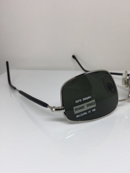 Vintage Giorgio Armani GA 637 Silver Sunglasses - Super Vision Optical