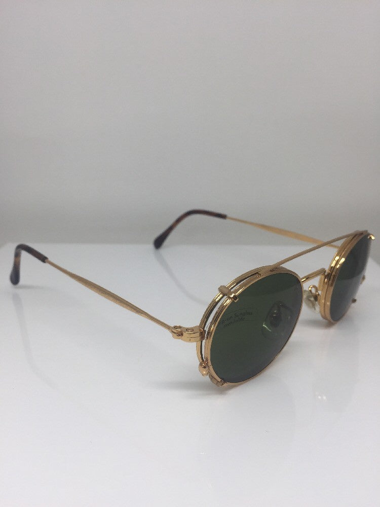 Vintage Calvin Klein CK 132 Gold Sunglasses - Super Vision Optical