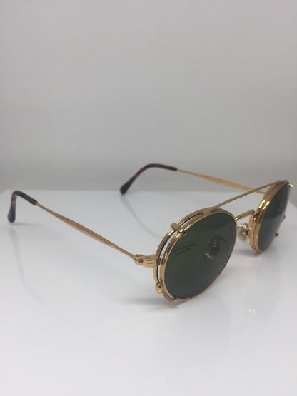 Vintage Calvin Klein CK 132 Gold Sunglasses - Super Vision Optical