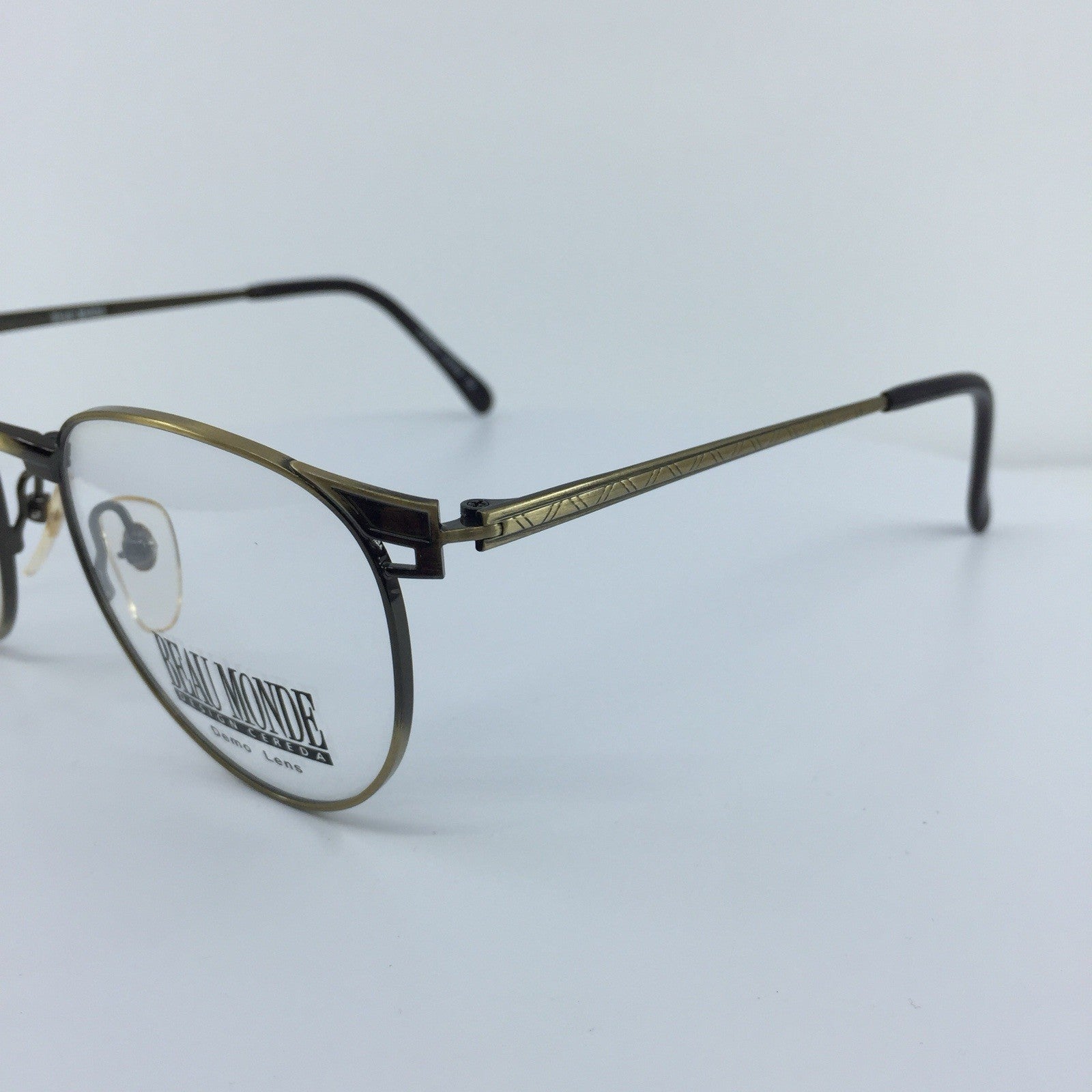 Vintage Beau Monde Collection Bentley Gold Eyeglasses - Super Vision Optical