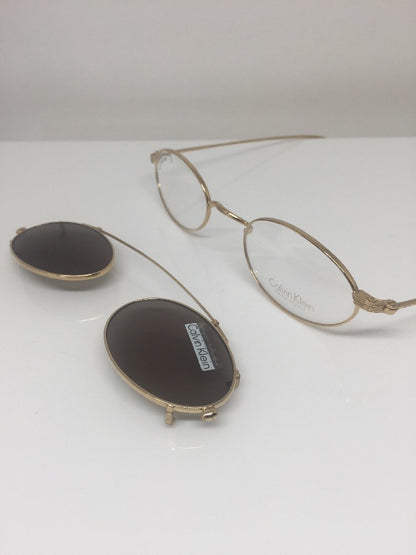 Vintage Calvin Klein Classic Edition C5 Gold Sunglasses - Super Vision Optical