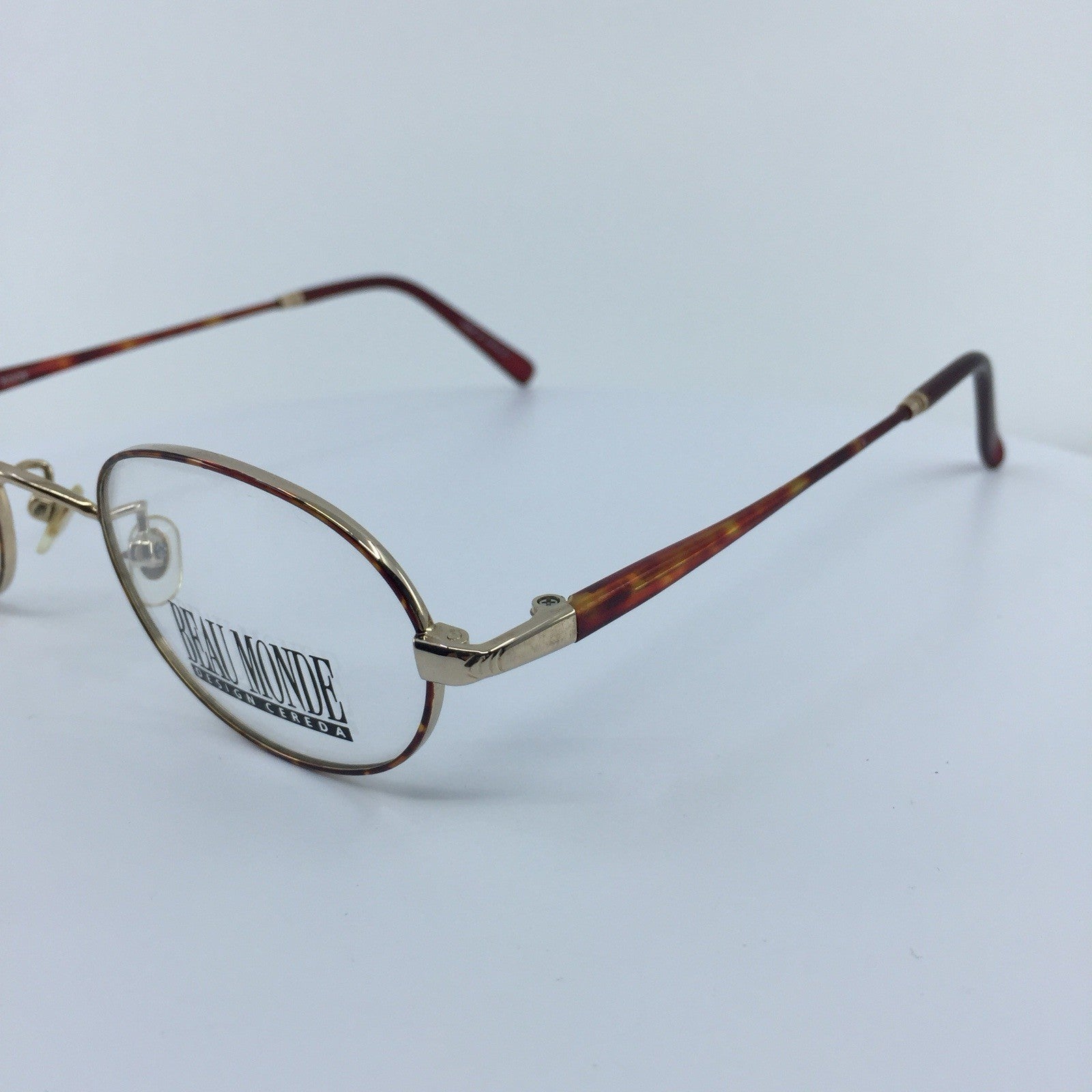 Vintage Beau Monde Collection Kenilworth Brown Eyeglasses - Super Vision Optical