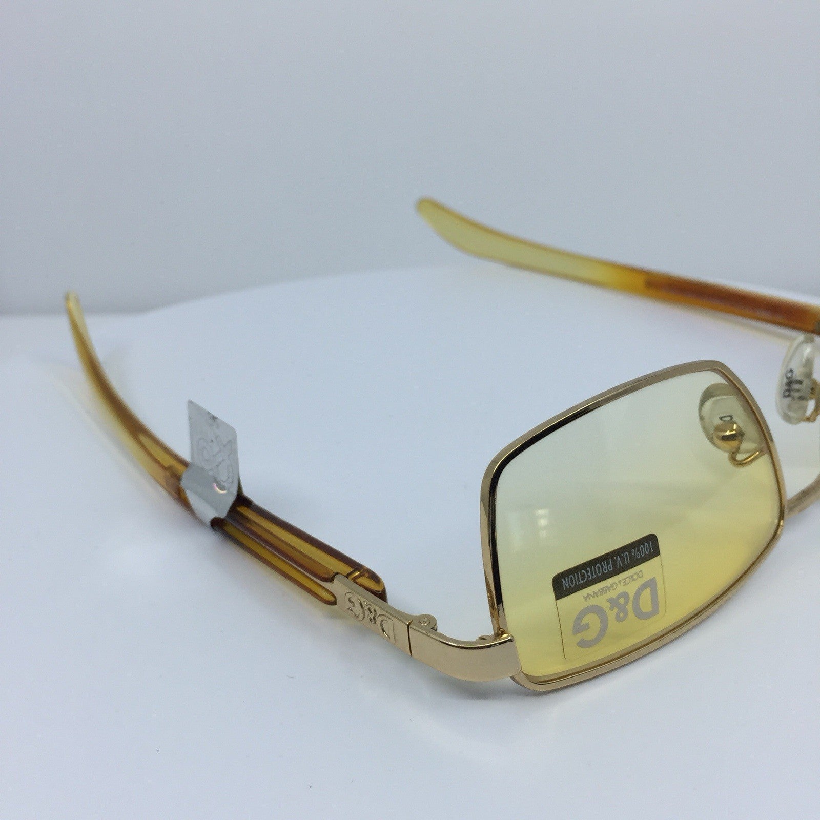Vintage Dolce & Gabbana DG 2050 Gold Sunglasses - Super Vision Optical