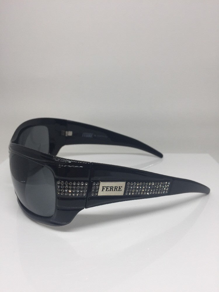 Vintage Gianfranco Ferre GFF 73301 Black Sunglasses - Super Vision Optical