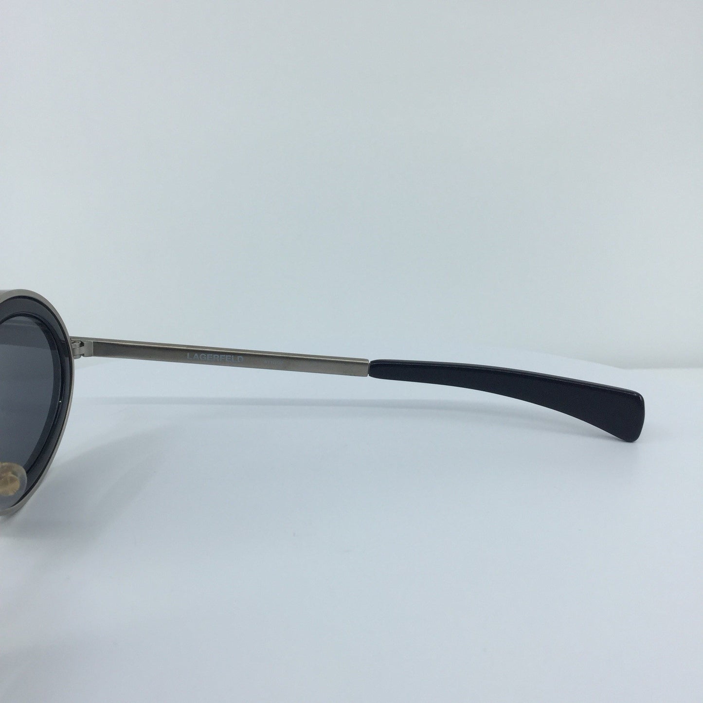 Vintage Karl Lagerfeld 4100 Silver Sunglasses - Super Vision Optical