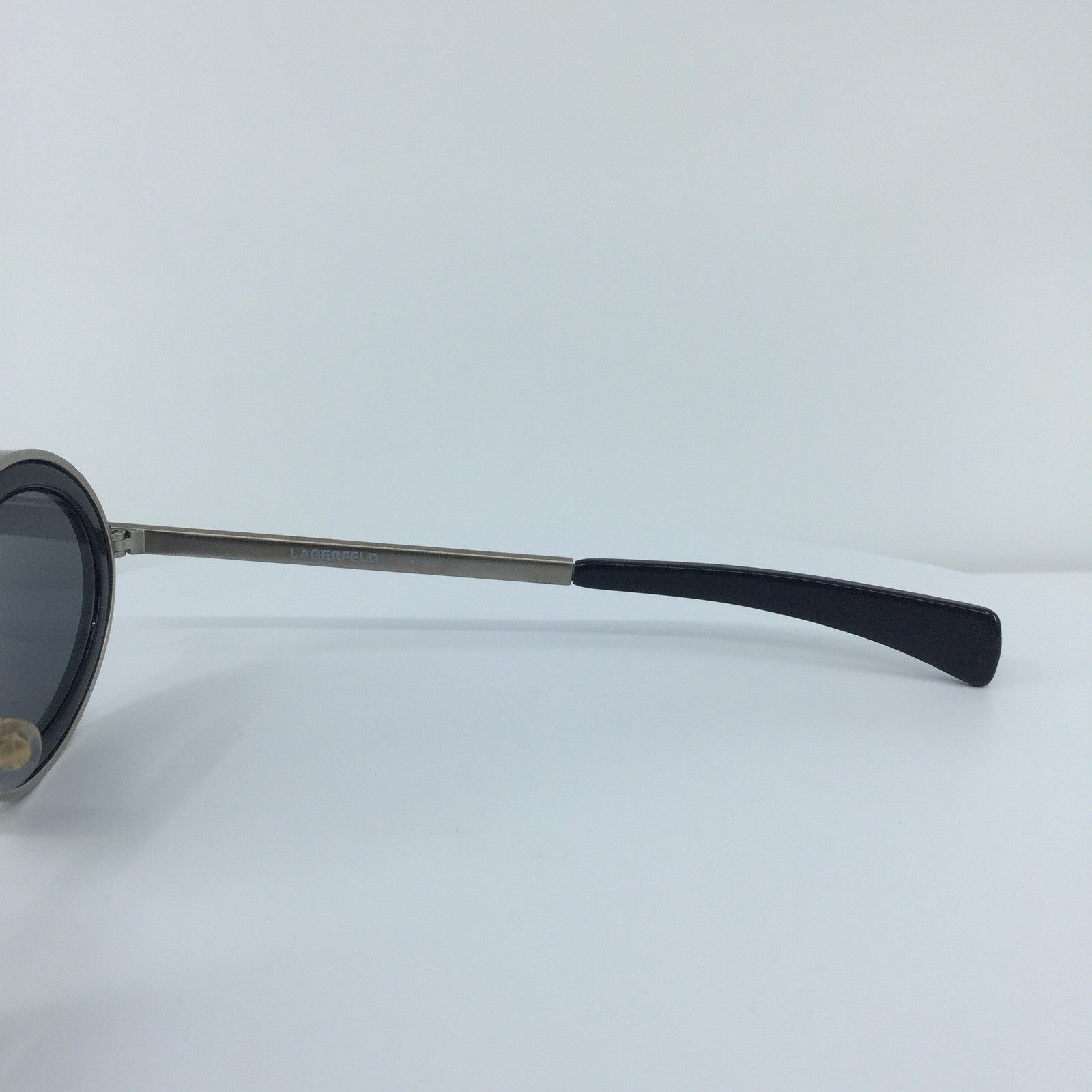 Vintage Karl Lagerfeld 4100 Silver Sunglasses - Super Vision Optical