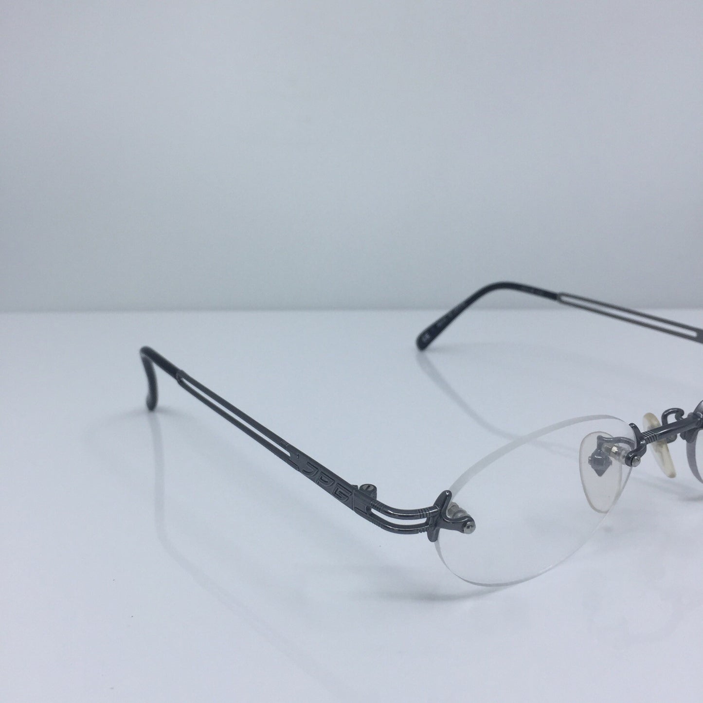 Vintage Jean Paul Gaultier JPG 57-7101 Gunmetal Sunglasses - Super Vision Optical