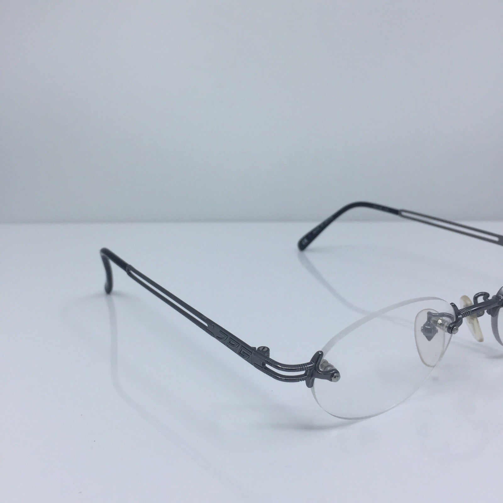 Vintage Jean Paul Gaultier JPG 57-7101 Gunmetal Sunglasses - Super Vision Optical