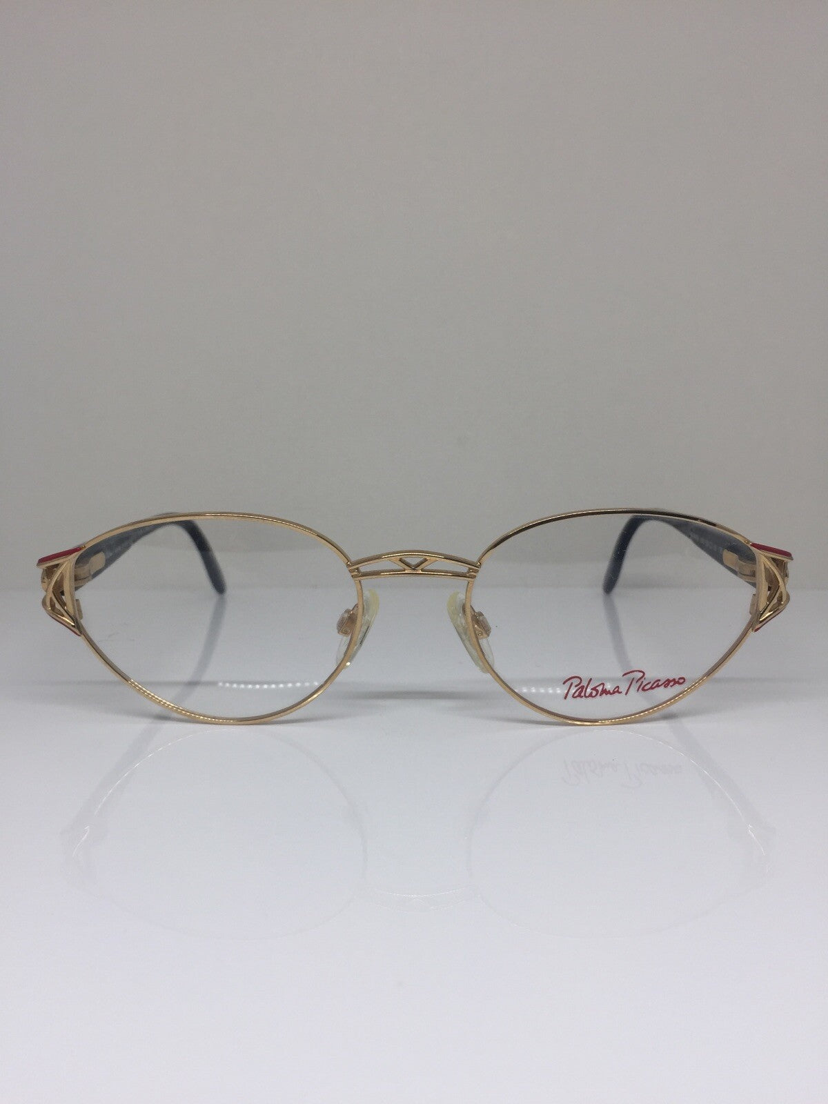 Vintage Paloma Picasso PALOMA PICASSO 8408 Gold Sunglasses - Super Vision Optical