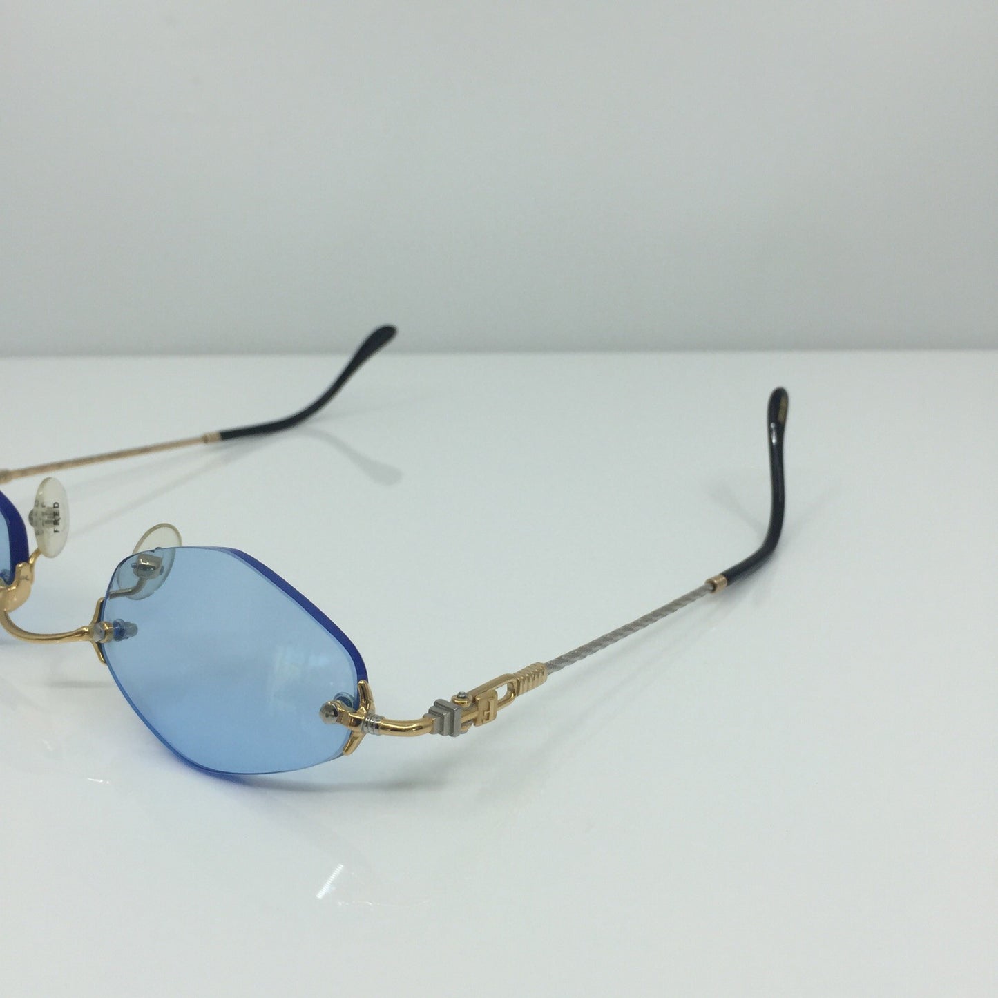 Vintage Fred Lunettes Fidji F3 MC Gold Sunglasses - Super Vision Optical