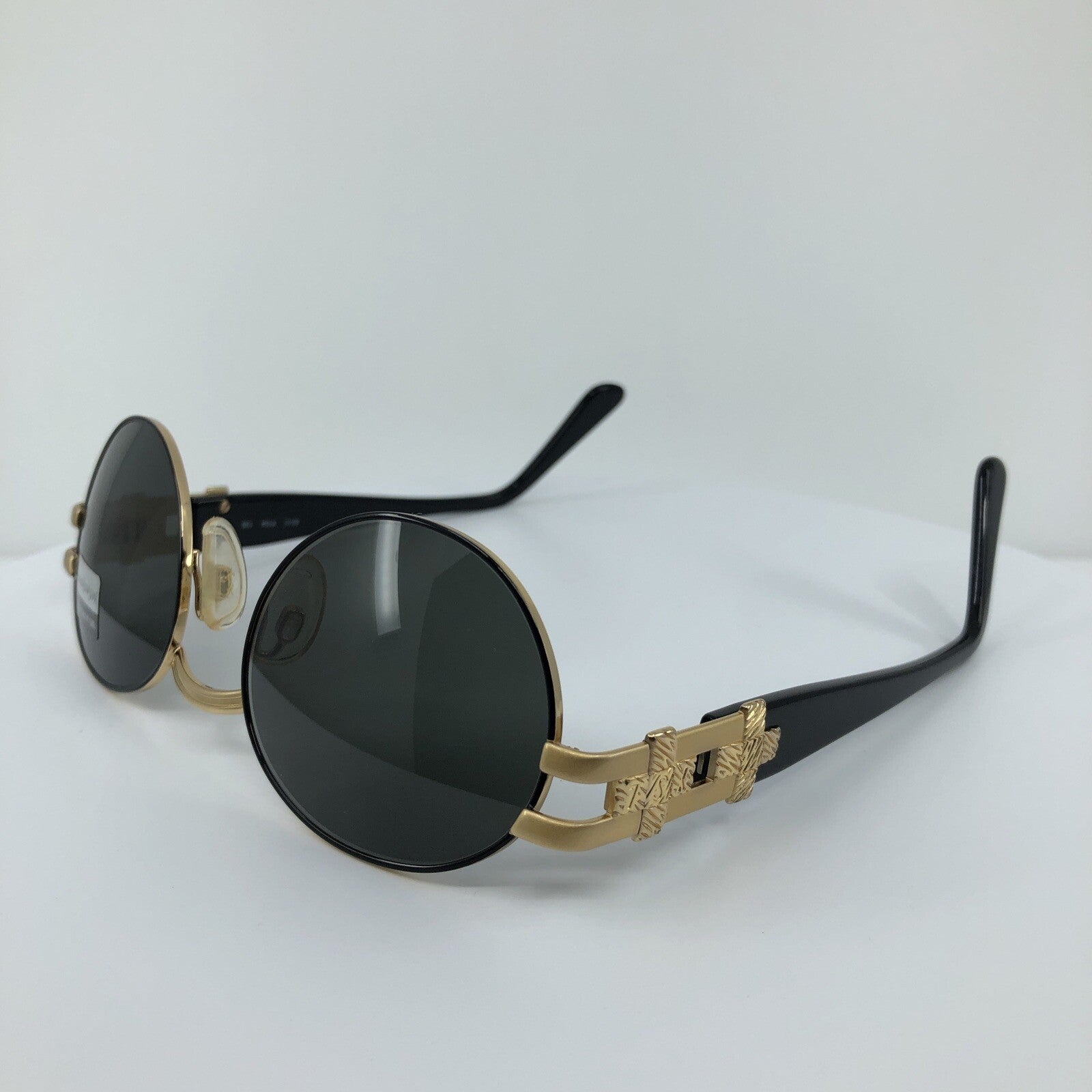 Vintage Saint Laurent YSL 6042 Gold Sunglasses - Super Vision Optical