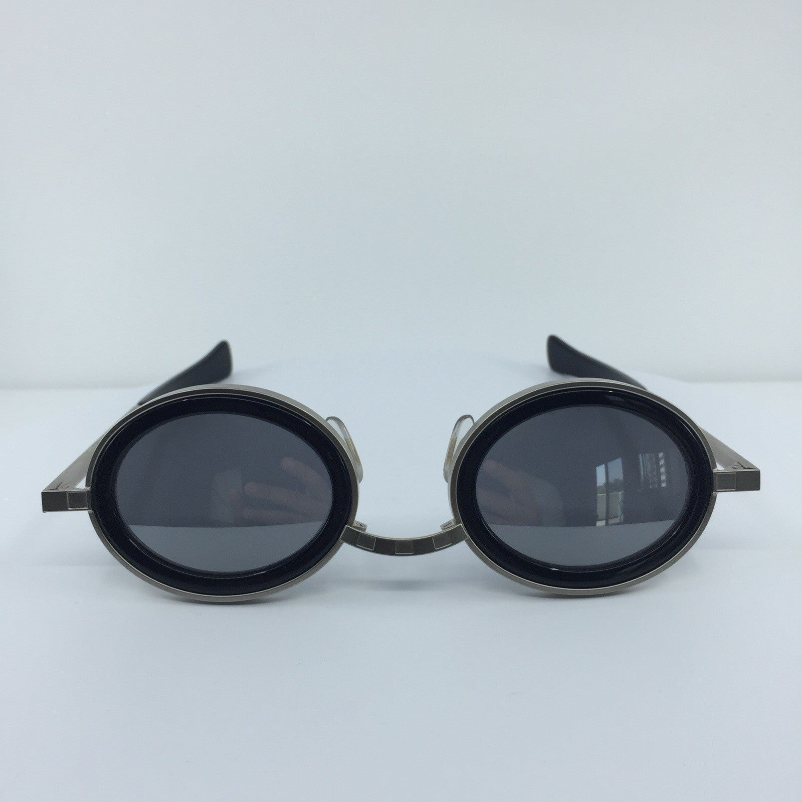 Vintage Karl Lagerfeld 4100 Silver Sunglasses - Super Vision Optical