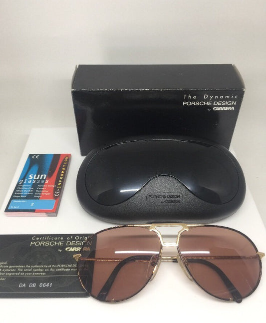 Vintage Porsche Design P5651 Gold Sunglasses - Super Vision Optical