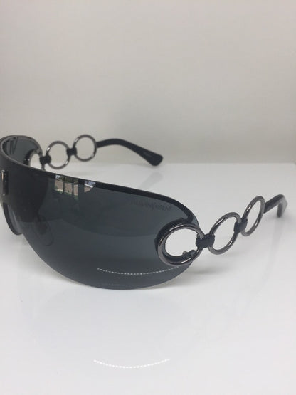 Vintage Saint Laurent YSL 6115/S Gunmetal Sunglasses - Super Vision Optical